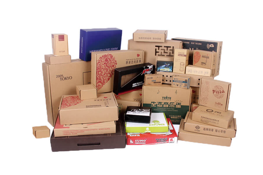 Laminated and Varnished Corrugated Paper Boxes